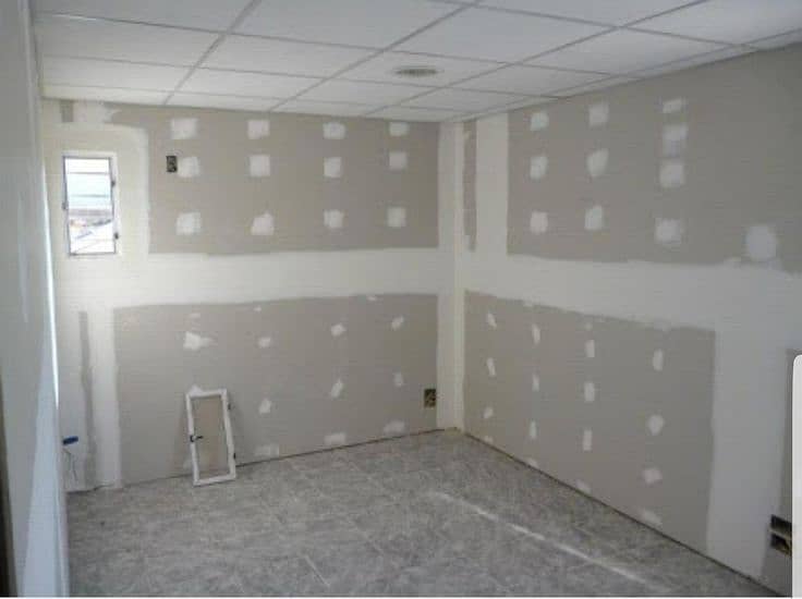 drywall/gypsum board partition/office partition/gypsum ceiling workin 14