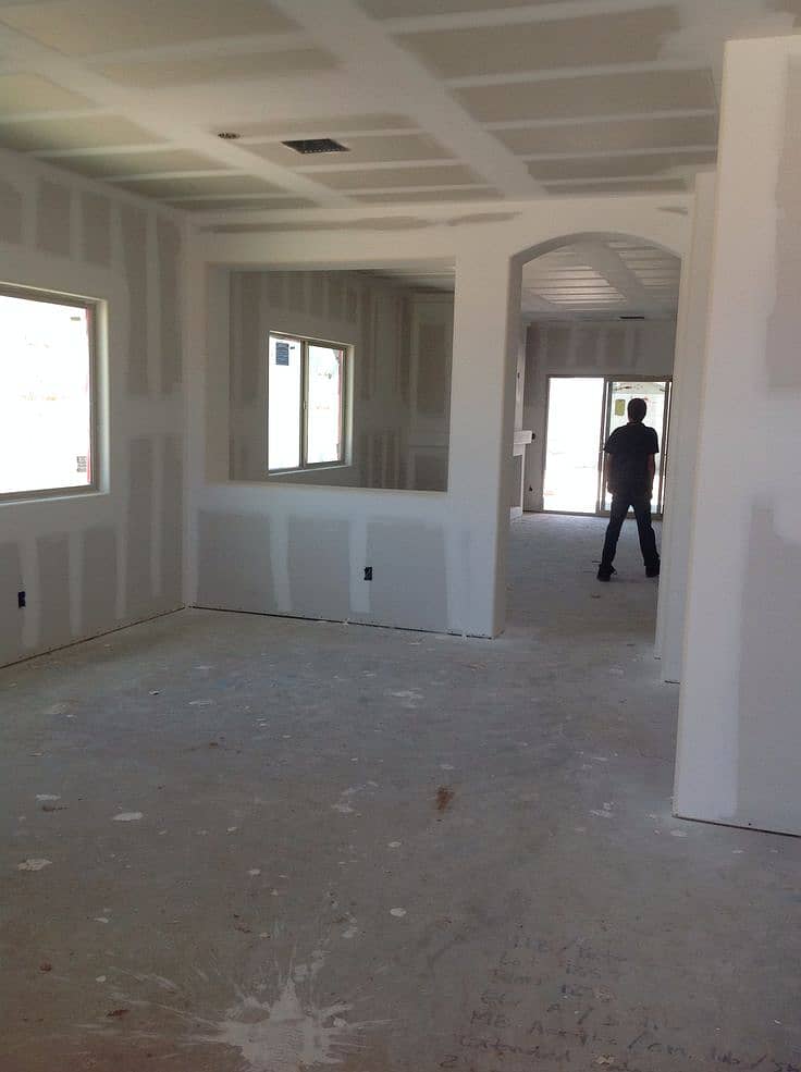 cemet board /Partition gypsum board & ceiling/pop ceiling 6