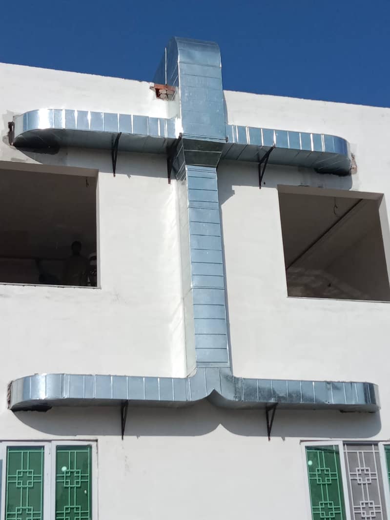 Evaporative air Cooler Ducting Air / Exhaust Blower / / Kitchen Hood 3