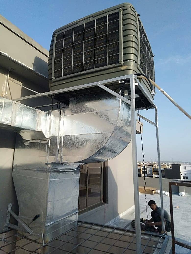 Evaporative air Cooler Ducting Air / Exhaust Blower / / Kitchen Hood 11