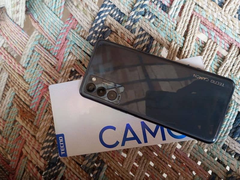 Tecno camon 18T with box all ok 1