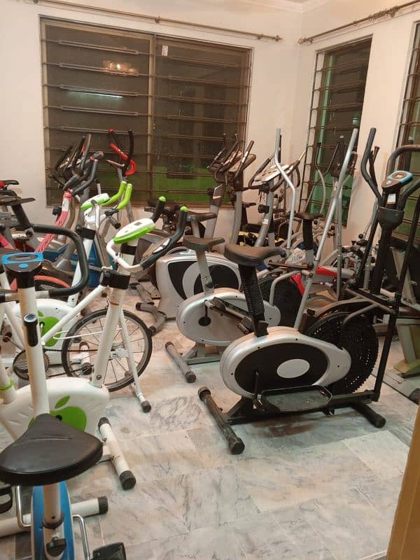 exercise cycle elliptical cross trainer recumbent bike spin magnetic 0