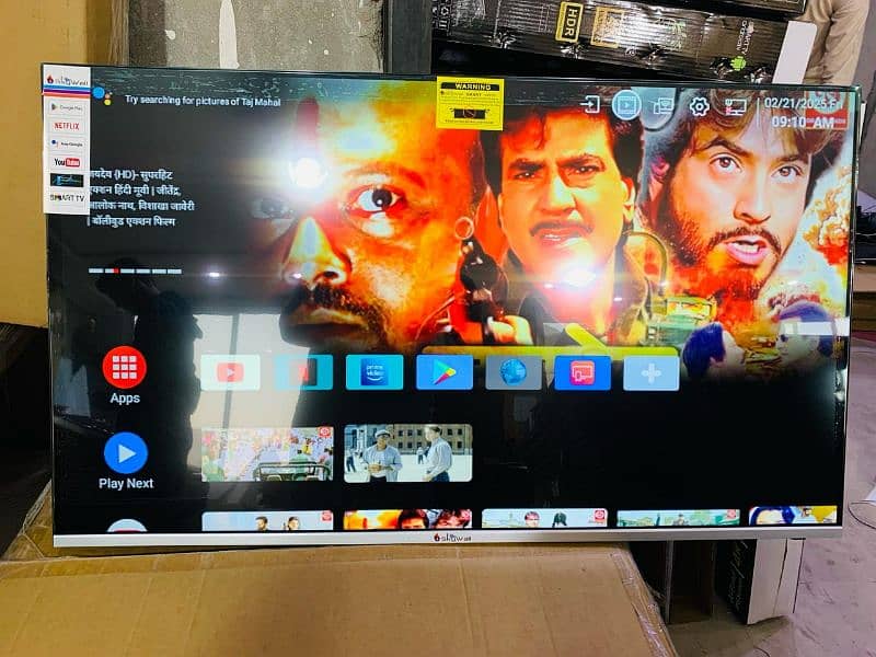 44 box PACK LED TV ANDROID WIFI GOOGLE TV NEW TECHNOLOGY BAZEL LESS 4K 2