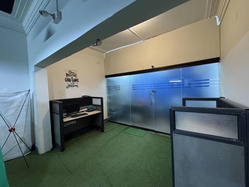 Shared office, co working space, furnished office, call center seats 5