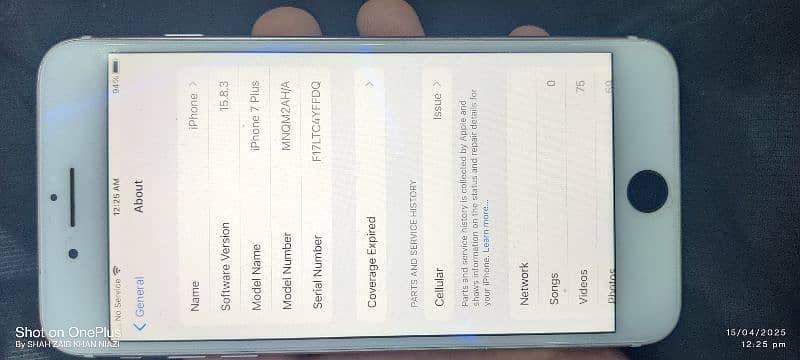 Iphone 7 Plus bypass 32 GB all original . . . finger working 1