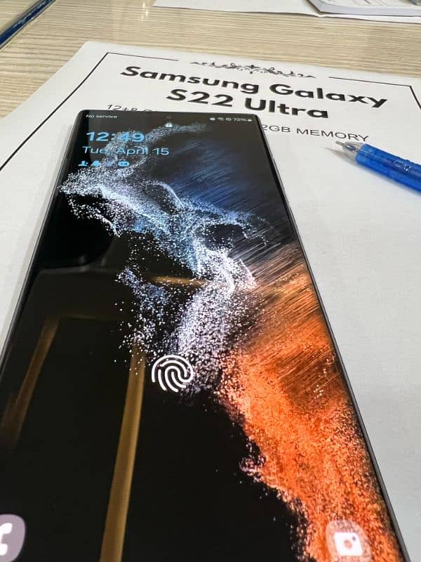SAMSUNG GALAXY S22 ULTRA 512GB 12GB NON PTA 3