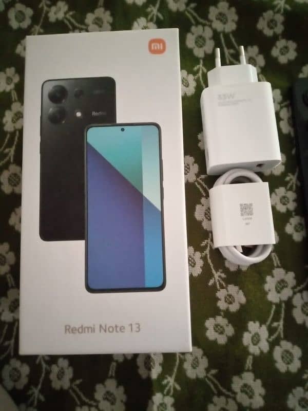 redmo note 13 for sale just 4month use 6