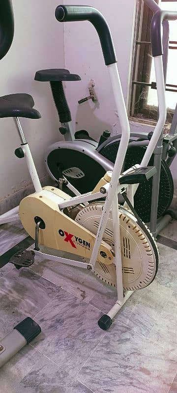 exercise cycle elliptical machine cross trainer magnetic upright bike 8