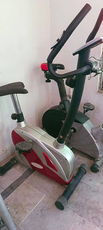 exercise cycle elliptical machine cross trainer magnetic upright bike 10
