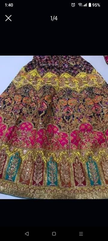multi color lehnga 0