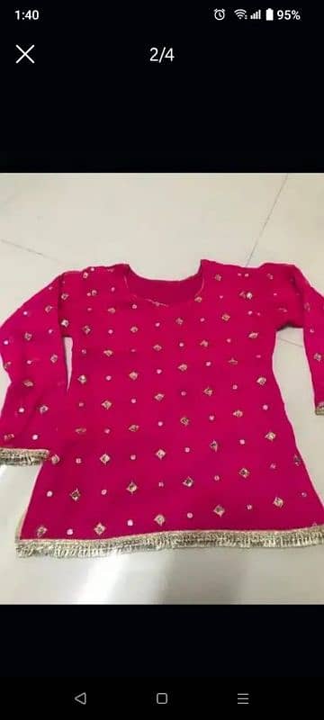 multi color lehnga 1