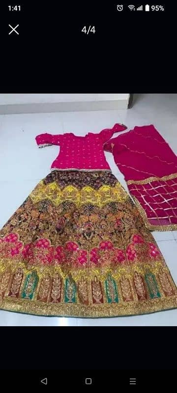 multi color lehnga 3