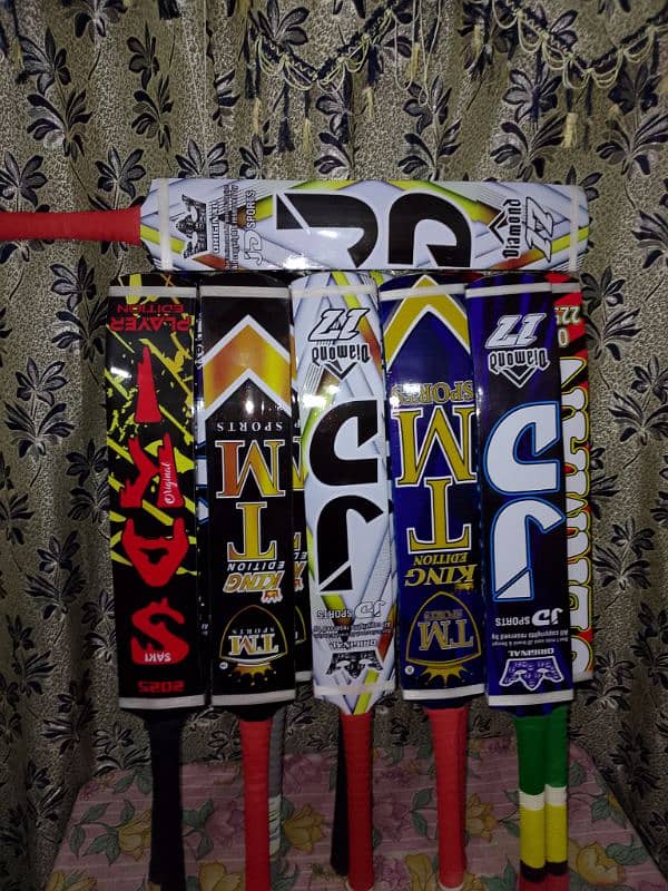 Tap ball bats half can handle Sialkot Manufacturing 0