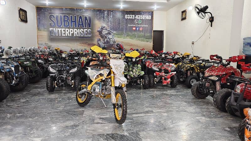 Special Edition 124cc Mini Trail & Atv Quad Bikes Delivery In All Pak 0