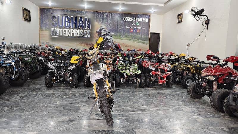 Special Edition 124cc Mini Trail & Atv Quad Bikes Delivery In All Pak 7