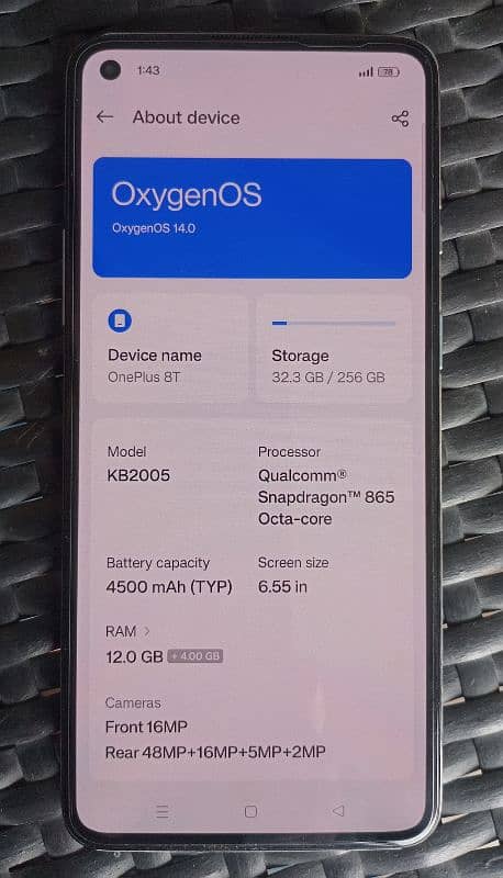 Onepluse 8T for sale 3
