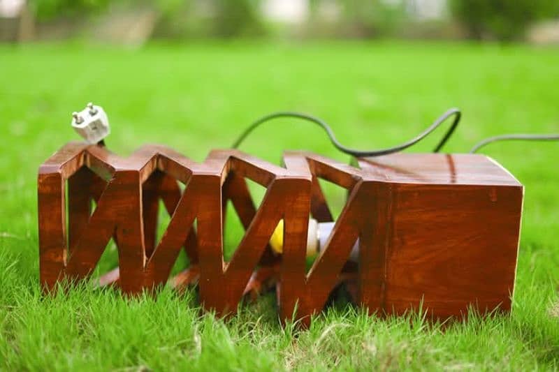 Handmade wooden lamp - Unique and Functional 0