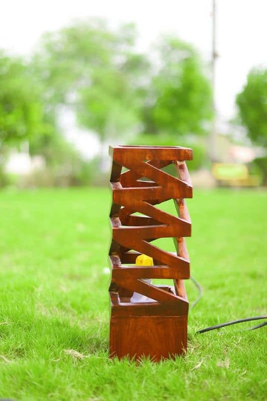 Handmade wooden lamp - Unique and Functional 1