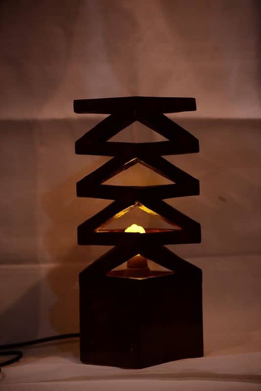 Handmade wooden lamp - Unique and Functional 2