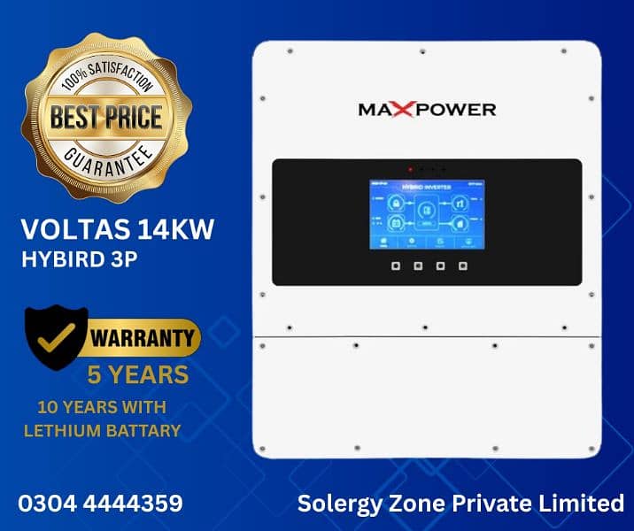 Maxpower Suntonic Inverter 6KW, 3KW, 4KW, 8KW, 10KW, Voltas 6KW, 8KW, 3