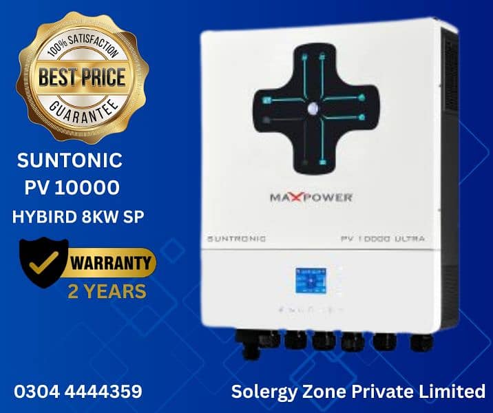 Maxpower Suntonic Inverter 6KW, 3KW, 4KW, 8KW, 10KW, Voltas 6KW, 8KW, 4