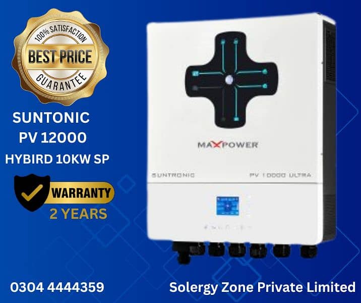 Maxpower Suntonic Inverter 6KW, 3KW, 4KW, 8KW, 10KW, Voltas 6KW, 8KW, 6