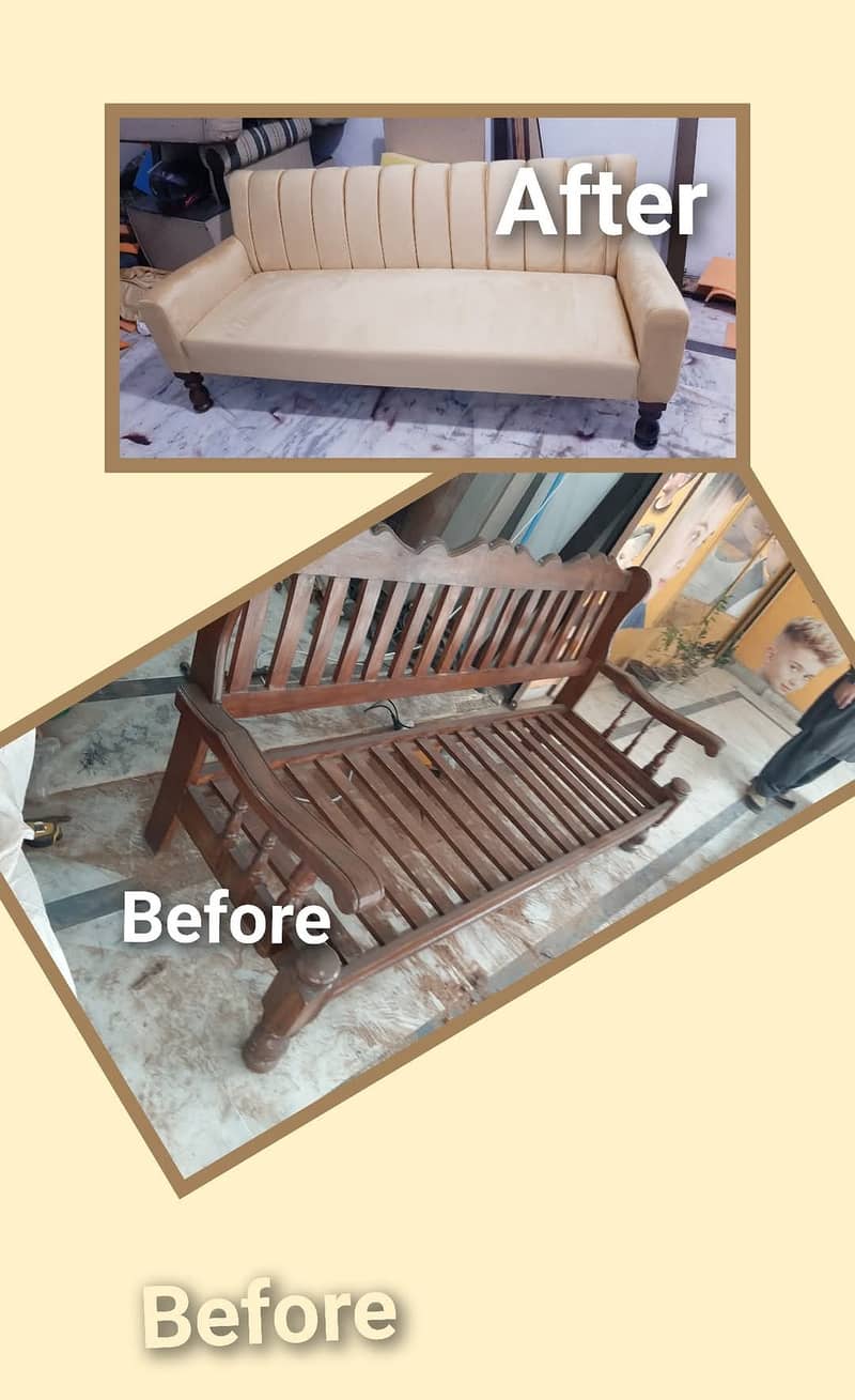 Sofa | Sofa set | L shape | sofa repair | fabric change | sofa poshish 10