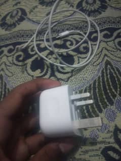 apple charger brick and cable