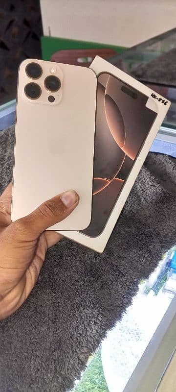 iPhone 16 pro Max Hk Model dual sim pjust box open Batre 100=/cycle 65 3