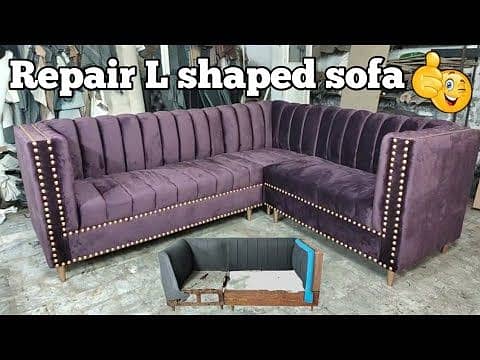 L shape sofa / sofa set / 5 seater sofa / 7 seater sofa /sofa repair 0