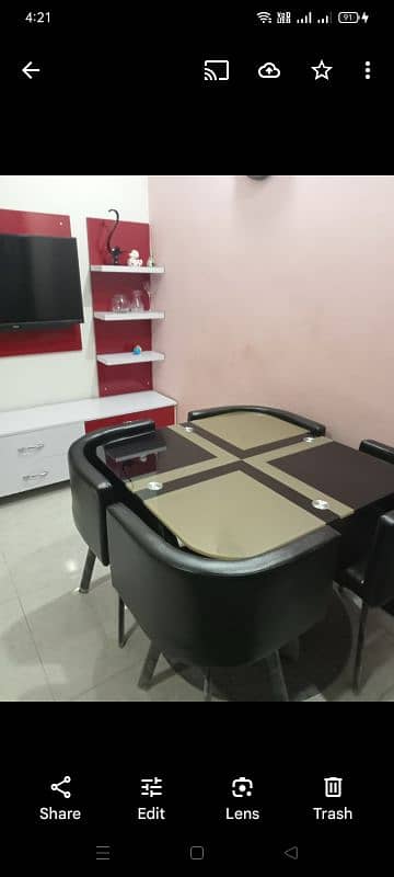 4 setes table new condition 1