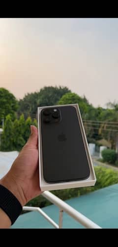 14 Pro Max 1TB LLA Dual E-sim Approved Space Black