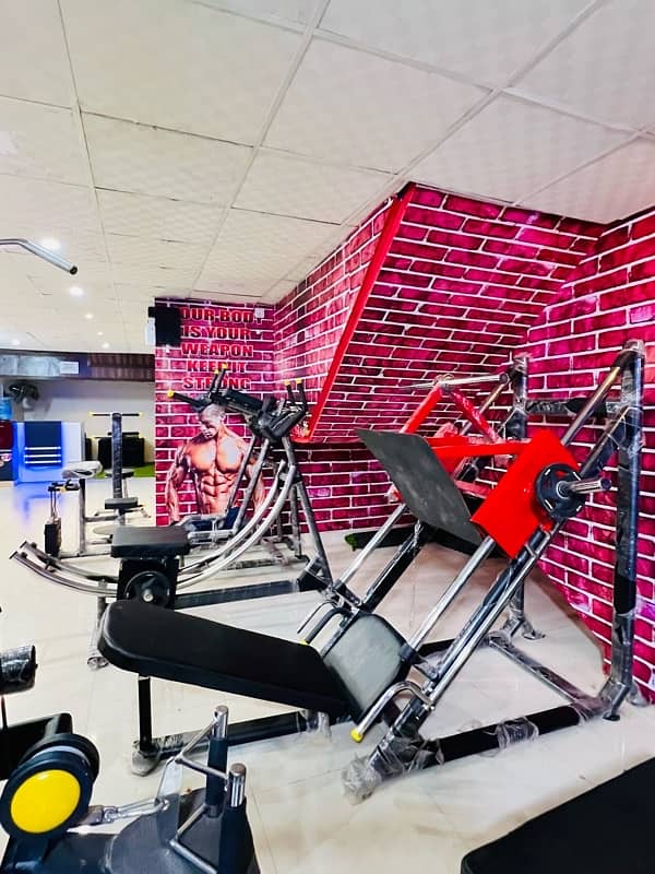 Used Dumbles And Plates for Sale & new Running Gym Setup for sale 4