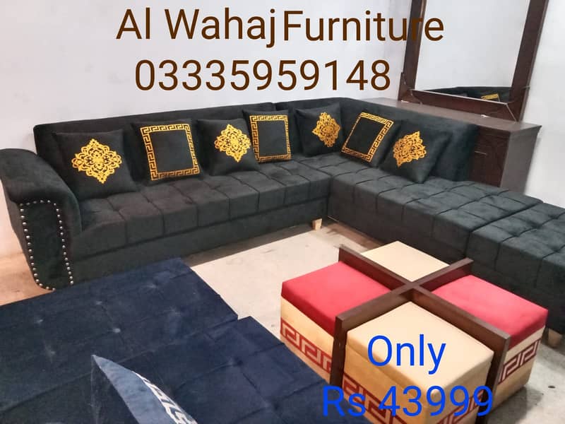 L Shaped Sofa Set/7 Seater Sofa Set/Molty Form Sofa/Cornor Sofa/Sofa 18