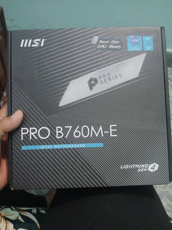 i5 12400f 12 Gen Ddr5 B760 Asus Motherboard 0