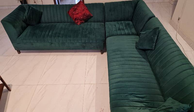 L-Shaped 7 Seater Sofa 1