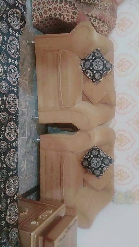 5 sitter my beautiful sofa set and 2 tables set 0