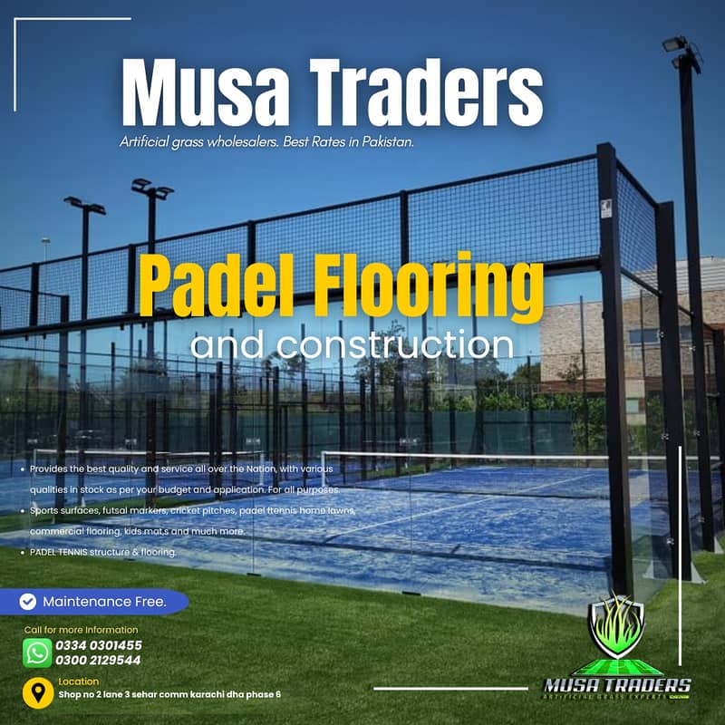 Sports padel Turf - Tennis court - Padel Tennis - Padel Courts - Grass 2