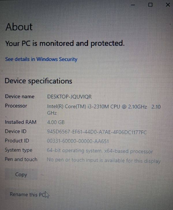 HP ProBook 4530s Core i3 Intel 8