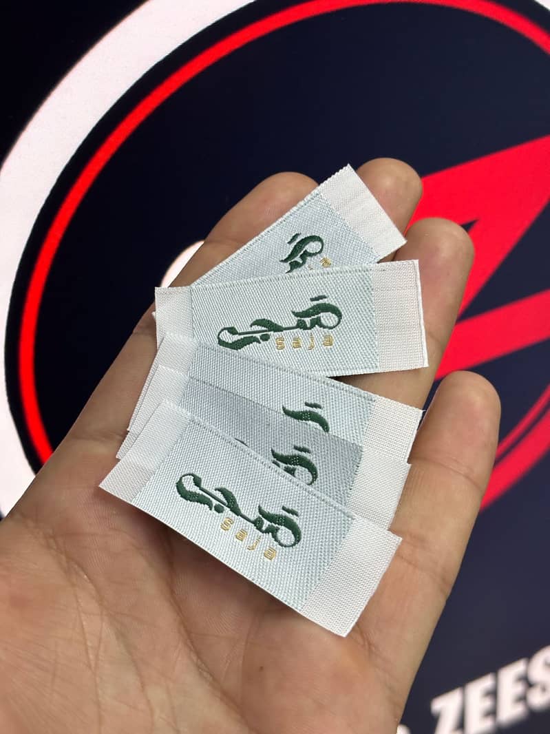 WOVEN LAEBLS CUSTMOIZE LABELS WOVEN LOGO PATCHES PATCH TAG ABAYA LOGO 3