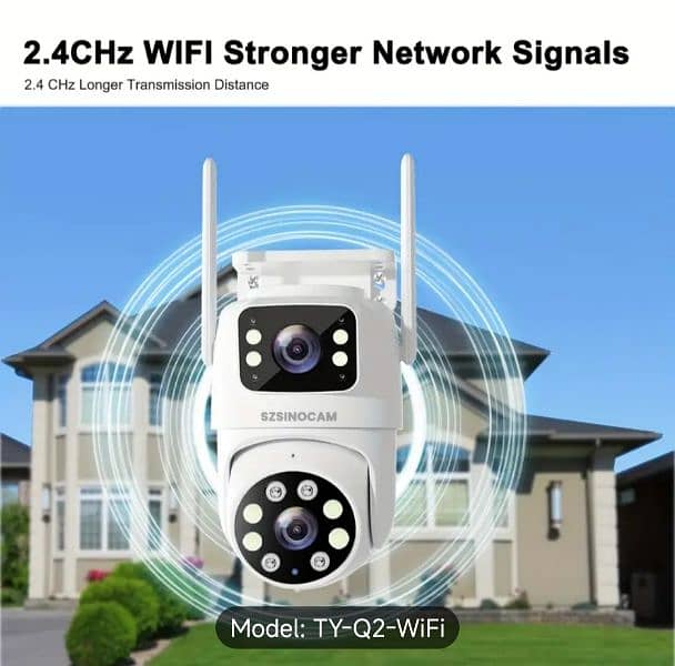 SZSINOCAM Wireless Security Camera with Dual Lens 4