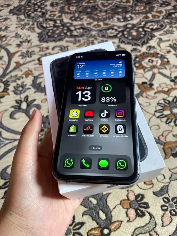 iphone 11 128GB Complete Box Non PTA Waterpack 8