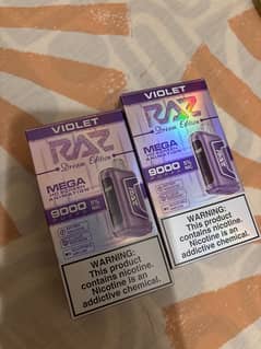 RAZ disposable pod 9000puffs usa imported 50mg