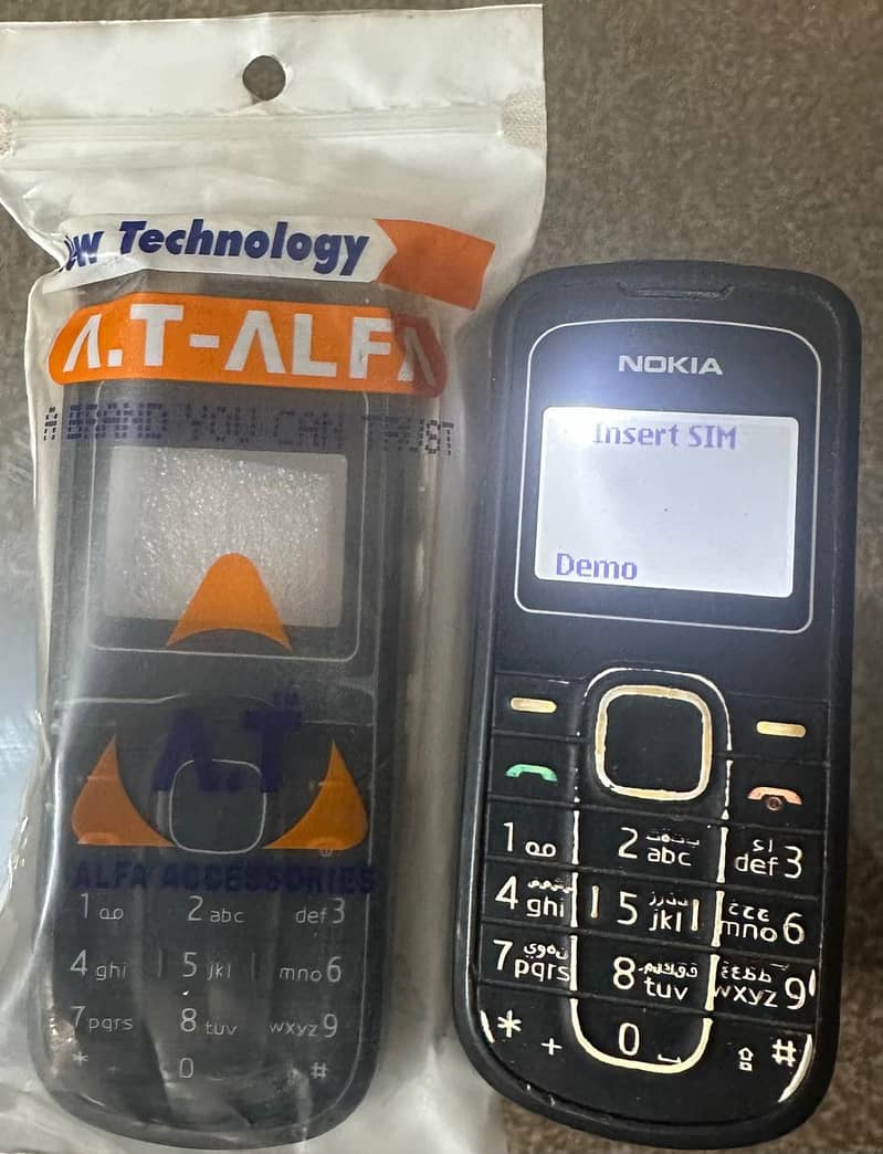 Nokia 1202-2 Black for Sell with Extra Casing / Battery 2