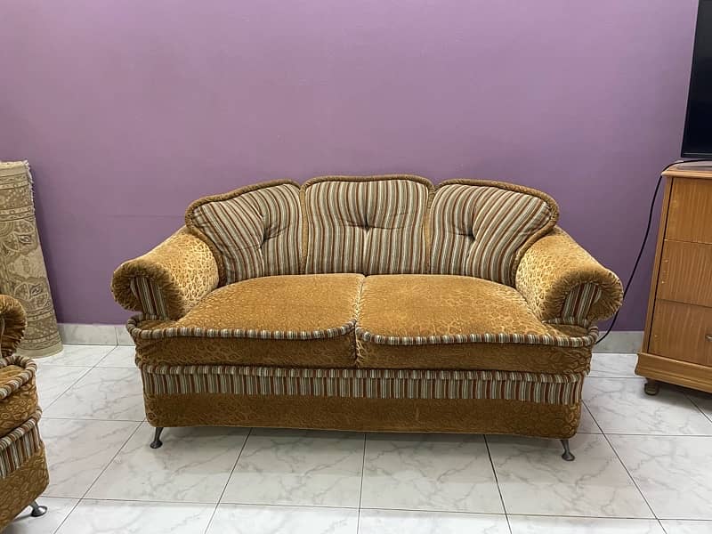 King Size Sofa Set (Brown) 2