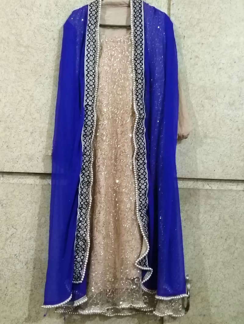 each gown with duppata nd trouser 0