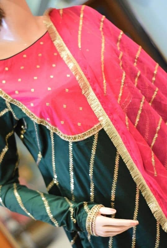 Stylish Party Wear 3-Piece Suit | Small Size 2