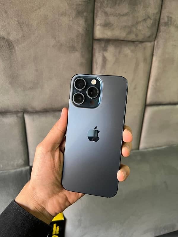 iphone 15 pro max 512gb blue non pta sim time available 2