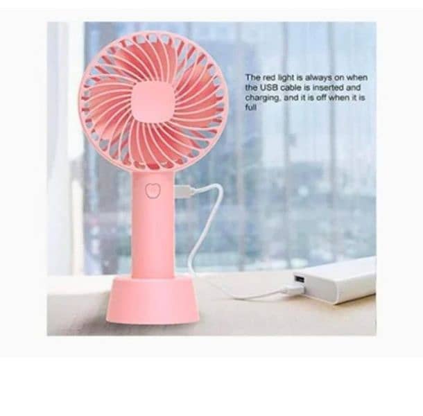 Portable mini electric rechargeable fan 3