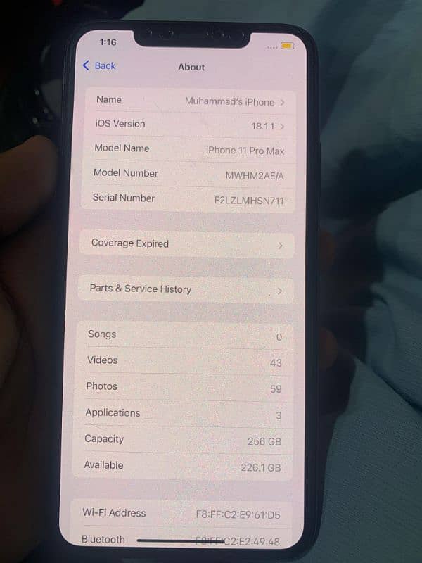 Iphone 11 pro max non pta 5